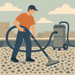 Types of roof vacuuming