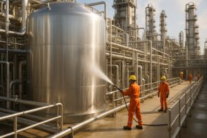 Routine tank cleaning