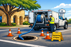 Line jetting in Texas